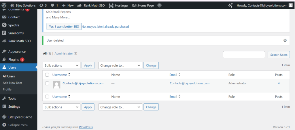 website access step 2